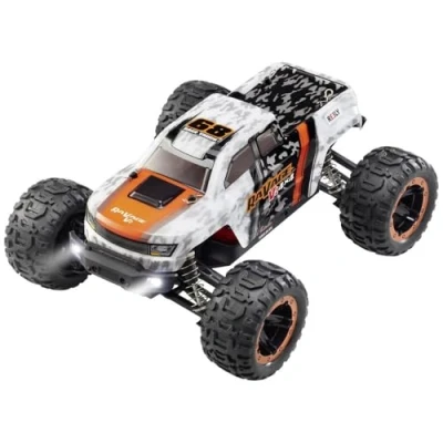Afbeelding van Reely RaVage 4x4 V2 Oranje wit Brushed 1:16 RC auto Elektro Monstertruck 4WD RTR 2,4 GHz Incl. accu en laadkabel