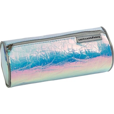 Afbeelding van 5x Etui Eberhard Faber Flip Flop Jumbo rond model zilver