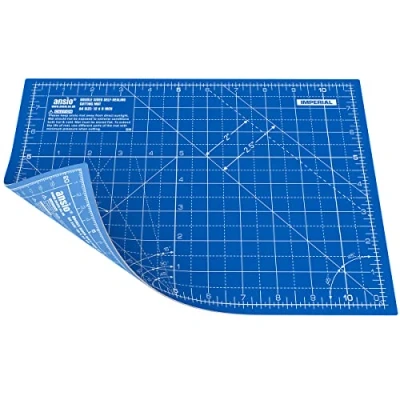 Afbeelding van Ambacht Snijmat Zelfherstellend A4 Dubbelzijdig 5 lagen Quilten, naaien, scrapbooking, stof &amp; Papercraft imperiaal/metrisch 11 inch x 8 / 29 cm 21 Echt blauw/Hemelsblauw