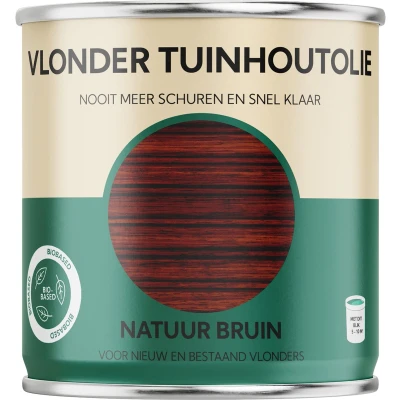 Afbeelding van Vlonder Tuinhoutolie natuur bruin hardhout olie biobased 750 ml