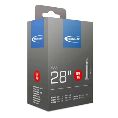 Afbeelding van Schwalbe Binnenband (SV16) BikeTotaal.nl Zwart