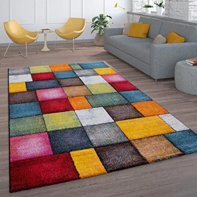 Afbeelding van merinos vloerkleed Belis 22605 Woonkamer, modern kleurrijk laagpolig