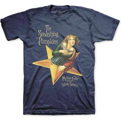 Afbeelding van Smashing Pumpkins Mellon Collie Heren T shirt XL Blauw