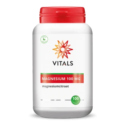 Afbeelding van Gratis Verzending: 2x Vitals Magnesium 100mg 100 capsules