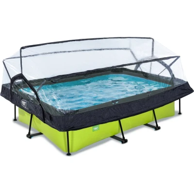 Afbeelding van EXIT zwembad met overkapping 220x150cm Lime