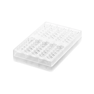 Afbeelding van Silikomart Chocolademal Tablet Bolla B (10) 115x25x15mm