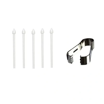 Afbeelding van 5X S Pen tips voor Samsung Galaxy Tab S8 (4G 5G)/ S8+ Plus / Ultra/Galaxy S7 FE/Tab S7+ Stylus invoerpen Penpunten met gereedschap Vervangende punten Weiß