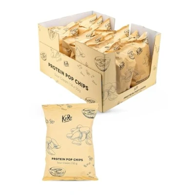 Afbeelding van KoRo Protein popchips sour cream 4 x 50 g