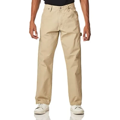 Afbeelding van Wrangler Authentics Klassieke jeans met comfortabele taille voor heren, Tarwe, 33W / 34L
