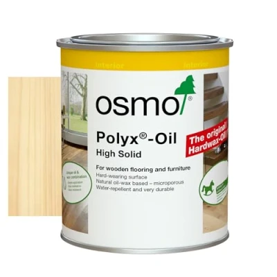 Afbeelding van Osmo Hardwax Olie Original 3062 Kleurloos Mat 0.75 Liter Binnenhout Houtolie Beschermt tegen Vocht en Vuil Vloerolie
