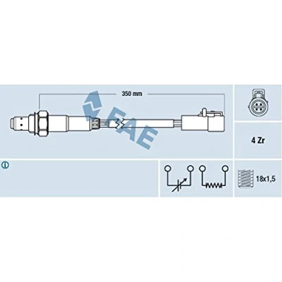 Afbeelding van Fae Lambda sonde 77170