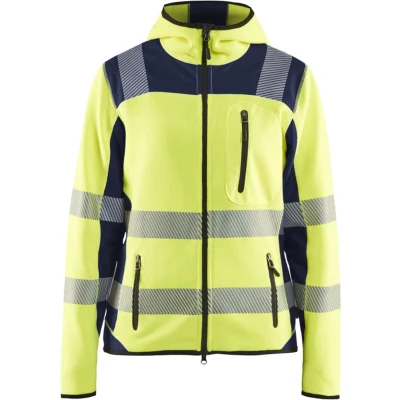 Afbeelding van Blaklader Dames High Vis gebreid vest 4967 2120 Geel/Marineblauw S
