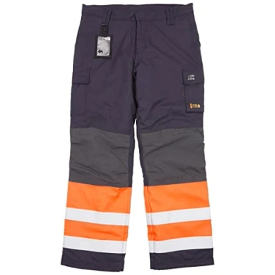 Afbeelding van Blaklader Multinorm winterwerkbroek 1869 1513 Marineblauw/Oranje C60
