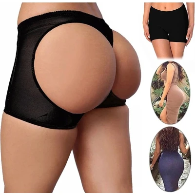 Afbeelding van Butt Lifter lift onderbroek Shapewear dames Volle billen Zwart L