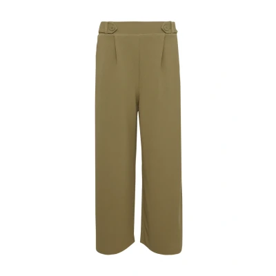 Afbeelding van QS IM Loose FIT Broek, Dames, Maat: 32, Olivgrün