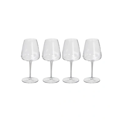 Afbeelding van Luigi Bormioli Talismano Chardonnay witte wijnglas 45 cl set van 4 Transparant