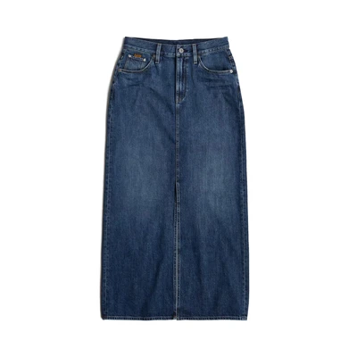 Afbeelding van G STAR Viktoria LONG Maxirok, Dames, Maat: 23, Worn in waterspouts