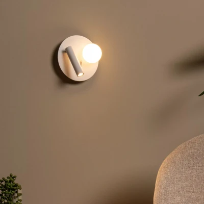 Afbeelding van Lucide MATIZ Bedlamp 1xGeïntegreerde LED Wit