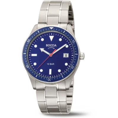 Afbeelding van Boccia Titanium 3664 04 Heren Horloge