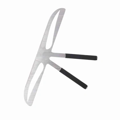 Afbeelding van ANGGREK Permanente Wenkbrauw Heerser 4 Types MeasureTool Make up Tool Roestvrij Staal Vorm Stencil (Standaard Wenkbrauw)