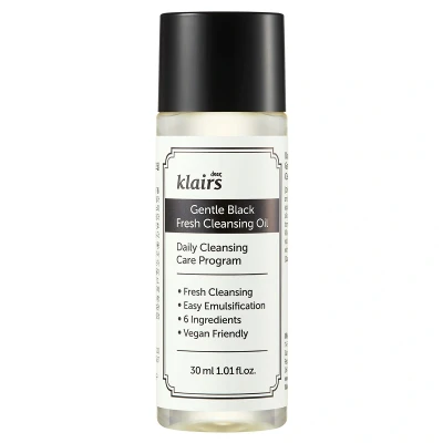 Afbeelding van Klairs Gentle Black Fresh Cleansing Oil (30 ml)