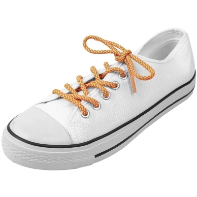 Afbeelding van Reflecterende schoenveters Ronde veters Kleur: Oranje Lengte: 100cm Breedte: 4,5 mm