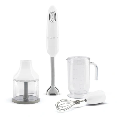 Afbeelding van SMEG HBF03WHEU Staafmixer Wit 700W Met accessoires
