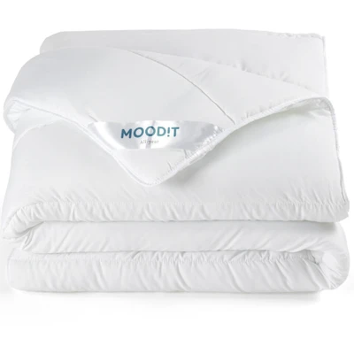 Afbeelding van All Year Dekbed MOODIT Winston Wit 140 x 220 cm