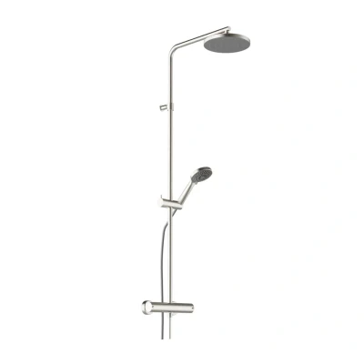 Afbeelding van Plieger New Way opbouw regendouche compleet 25cm chroom geborsteld