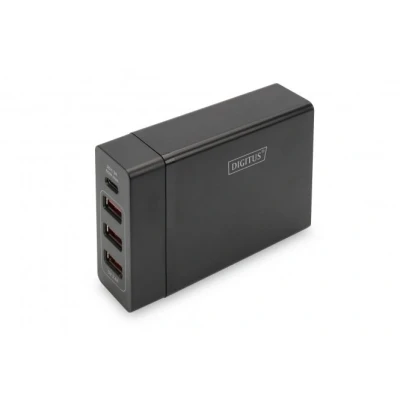 Afbeelding van Digitus 4 Port, 72 W 3+1 USB laadstation Thuis Uitgangsstroom (max.) 10200 mA Aantal uitgangen: x C bus, Power Delivery (USB PD)