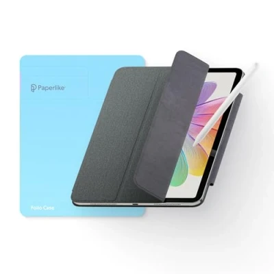 Afbeelding van Paperlike’s Folio Case voor iPad Pro 13&quot; (2024) lichte, beschermende hoes met oplaadfunctie de Apple Pencil, auto sleep/wake
