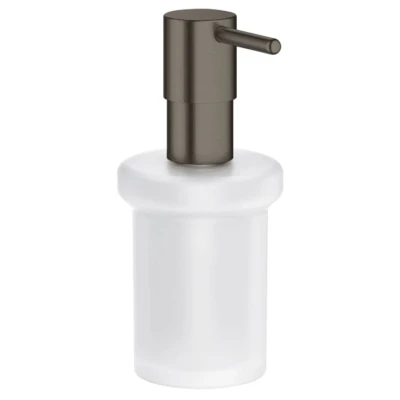 Afbeelding van Grohe Essentials zeepdispenser hard Graphite Geborsteld