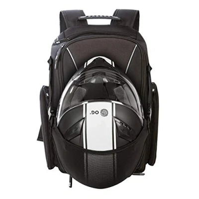 Afbeelding van OG Original GO Motor rugzak, Motorfiets Waterdicht, Zwart, 20L 30L, Motorhelm Rugtas, Helm Tas, Laptop, reflecterend