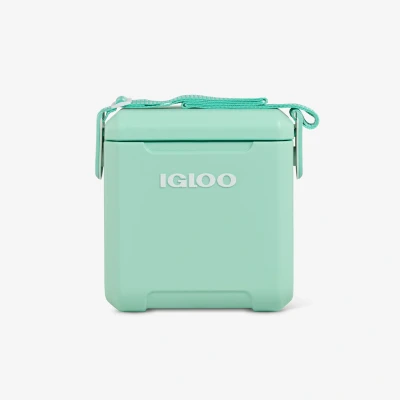 Afbeelding van Igloo Tag Along Too Passieve koelbox, 10 liter, voor winkelen, kamperen, vrije tijd en werk, lichtblauw