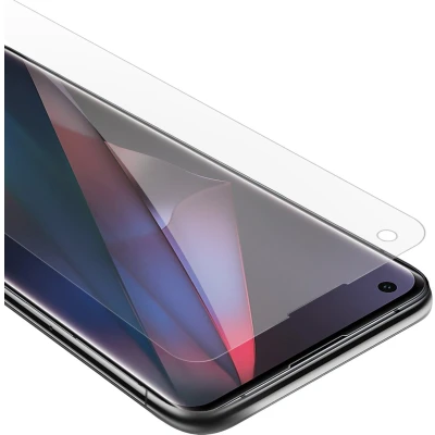 Afbeelding van Cadorabo Screenprotector geschikt voor Oppo FIND X3 PRO Pantser film Beschermende in KRISTALHELDER Geharde (Tempered) display beschermglas 9H hardheid met 3D Touch