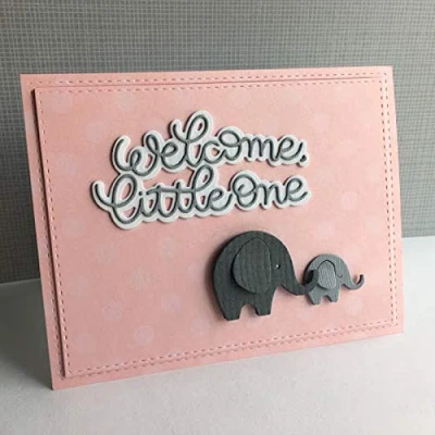 Afbeelding van Snijden Dies voor Kaarten maken, YunTrip Word Welkom Littleone Metalen Stencil DIY Scrapbooking Album Embossing Foto Ambachten Papier Decoratieve Craft