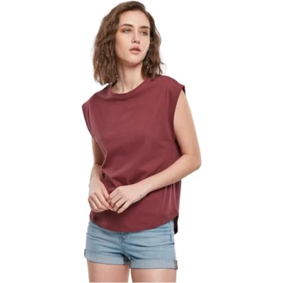 Afbeelding van Urban Classics Ladies Basic Shaped TEE Tshirt basic, Dames, Maat: XS, Cherry