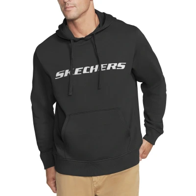 Afbeelding van Skechers Apparel Heritage Pullover Hoodie Herensweatshirt met capuchon MHD12 BLK Zwart