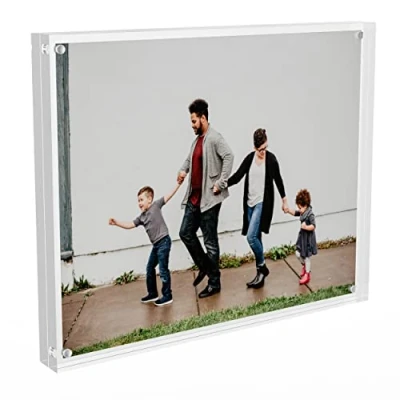 Afbeelding van Sezanrpt acryl fotolijst 20 x 25 cm, voor liefdesherinneringen, familiegeluk, foto&#039;s van huisdieren, postzegelverzameling, contant geld, monsterdisplay, 12 mm +