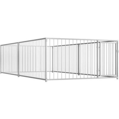 Afbeelding van vidaXL Hondenkennel voor buiten 200x400x100 cm