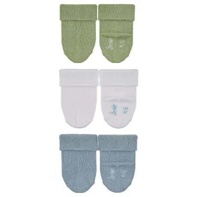 Afbeelding van Sterntaler Babysokjes 3 pack uni bamboe lichtblauw