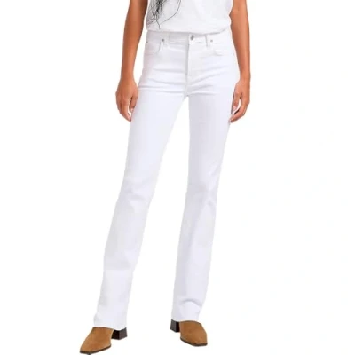 Afbeelding van Lee Breese Boot Damesbroek, skinny bootcut fit, pijpen, wit (bright white), 31W x 31L