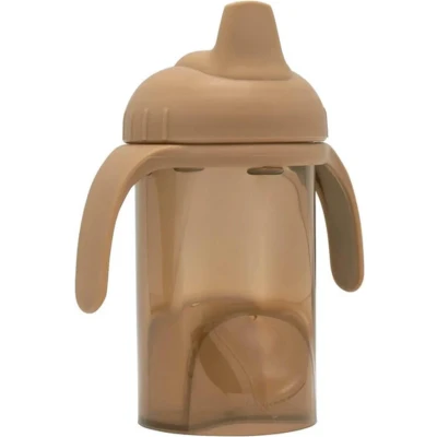 Afbeelding van Difrax Anti Lek Tuitbeker 250ML Bruin 6+ maanden