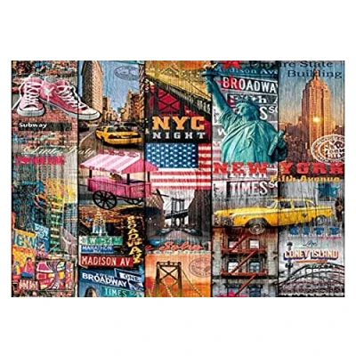Afbeelding van d c fix plakfolie Manhattan patroon 45 cm x 2 m meubelfolie zelfklevende wrap folie keuken plakplastic vinyl contact paper