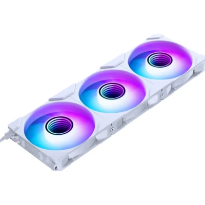 Afbeelding van Phanteks M25 Gen2 PWM D RGB ventilator, 3 pak 120mm, Wit (120 mm, 3 x), PC