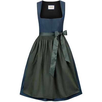 Afbeelding van Heimatgwand Dirndl Olivia, blauw, 42