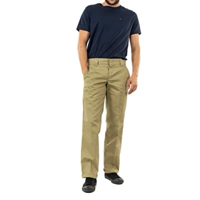 Afbeelding van Dickies Heren S/Stght Work Pant Broek, Kaki, 30W / 30L