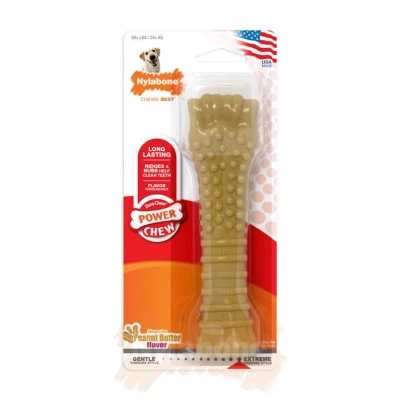 Afbeelding van Nylabone Dura Chew Peanutbutter Voor Harde Bijters Hypoallergeen VANAF 23 KG (348302)
