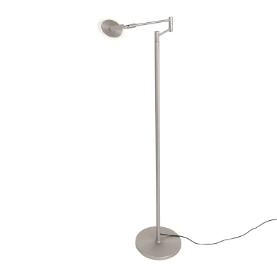 Afbeelding van Steinhauer Vloerlamp Turound Knik Arm Grijs