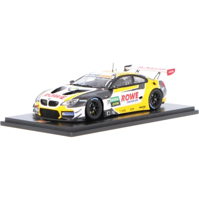 Afbeelding van BMW M6 GT3 Spark Modelauto 1:43 2021 Sheldon van der Linde Rowe Racing SG801 Schaalmodel